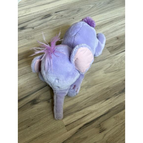 Disney Store Winnie The Pooh Plush Lumpy Heffalump Elephant 12" Purple - Picture 2 of 5